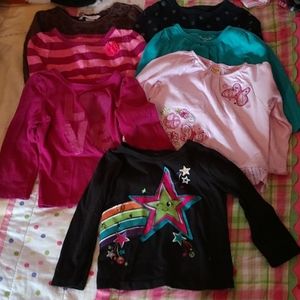 Girls Long sleeve shirts size 18 months